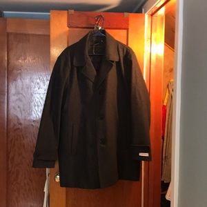 Grey pea coat Calvin Klein L